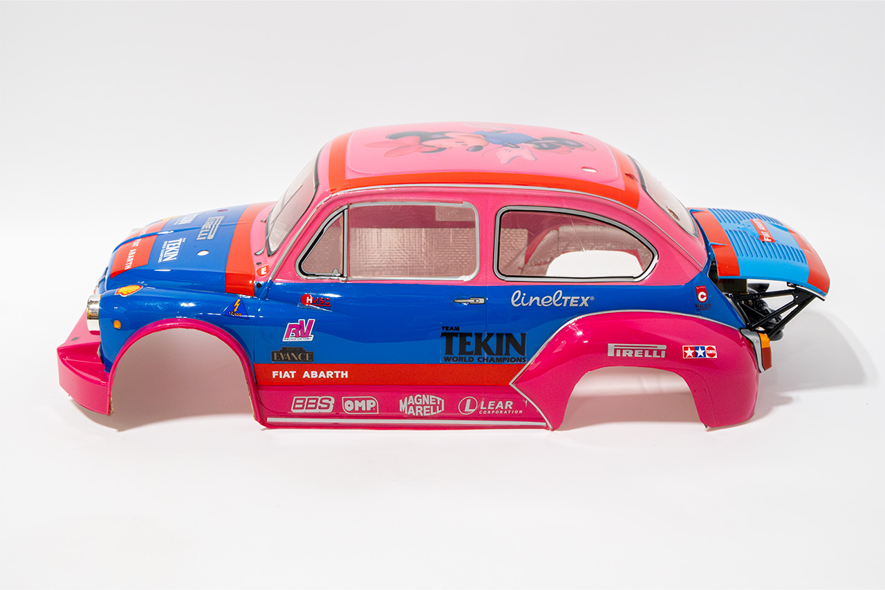 【中古販売】タミヤ　フィアット アバルト 1000 TCR ベルリーナ コルサ ボディ　塗装済み