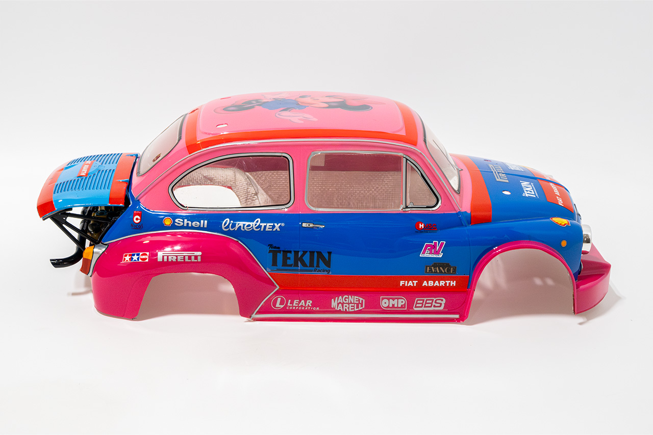 【中古販売】タミヤ　フィアット アバルト 1000 TCR ベルリーナ コルサ ボディ　塗装済み