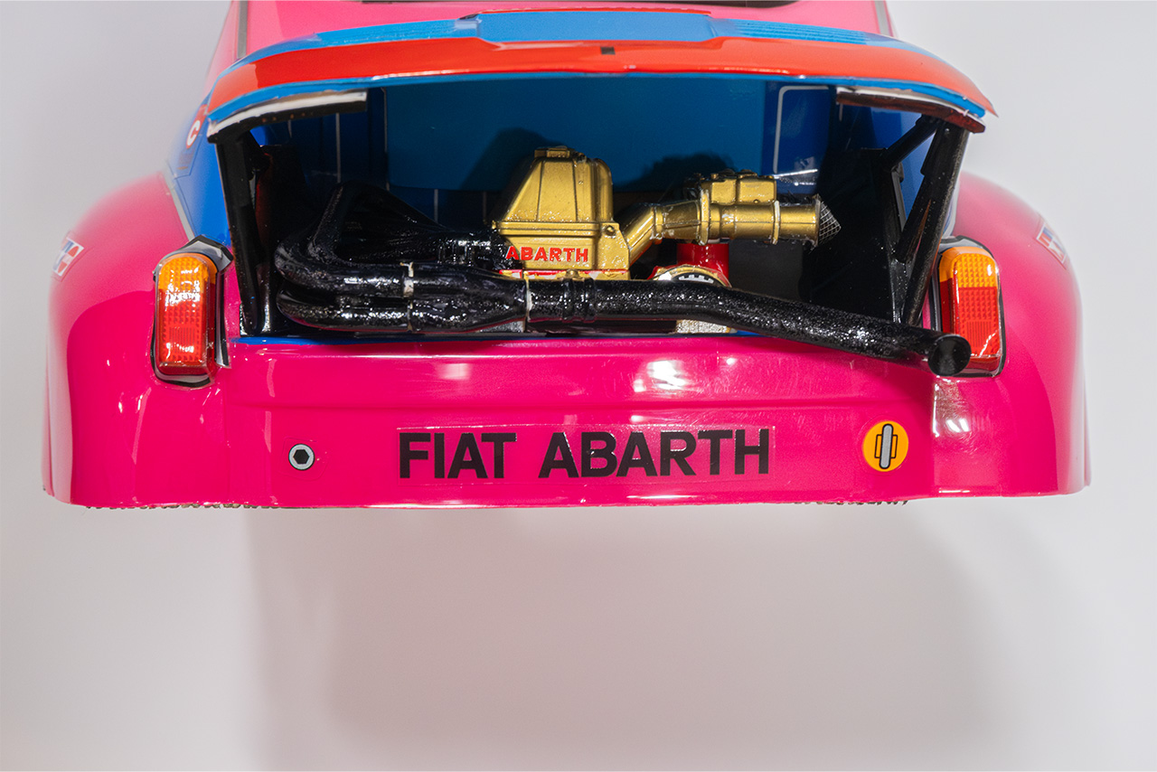 【中古販売】タミヤ　フィアット アバルト 1000 TCR ベルリーナ コルサ ボディ　塗装済み