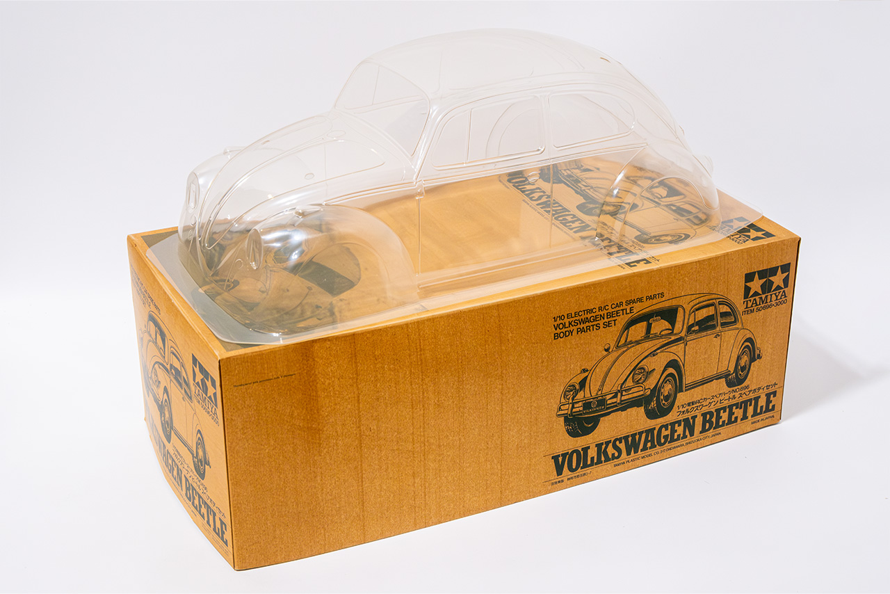 【中古販売】タミヤ　フォルクスワーゲン ビートル スペアボディセット (未塗装)