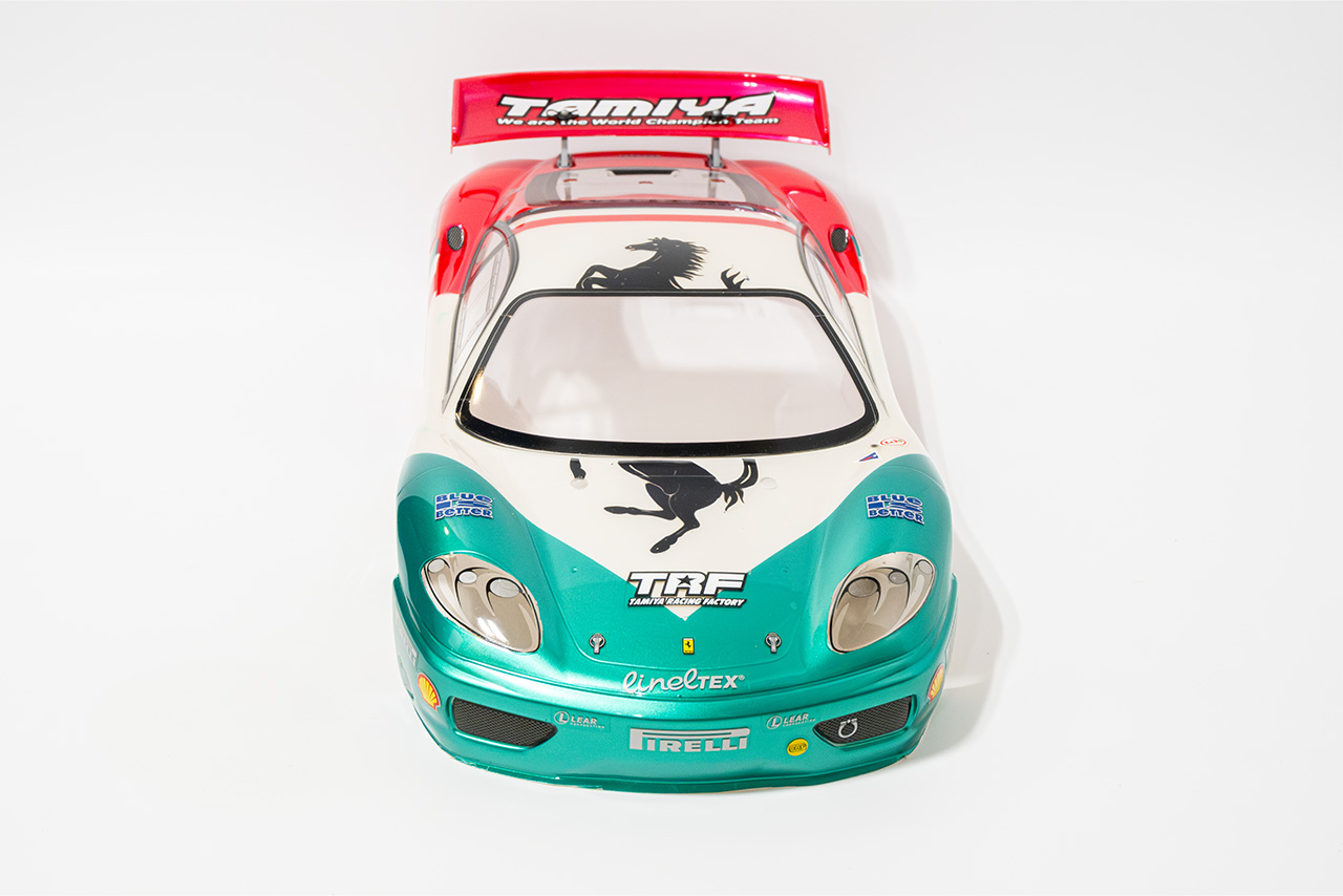 【中古販売】タミヤ　フェラーリ 360 モデナ チャレンジ ボディ 塗装済み