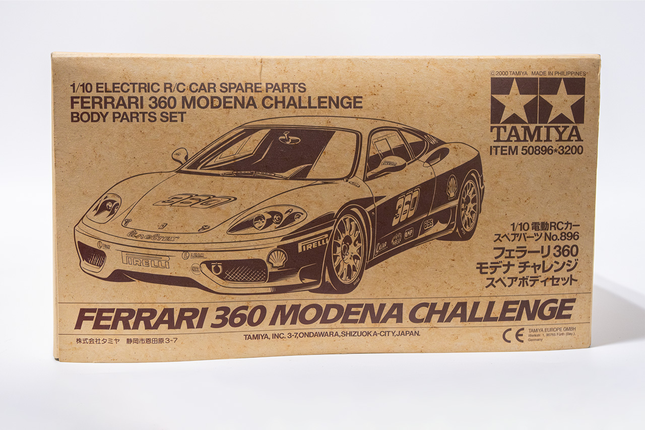 【中古販売】タミヤ　フェラーリ 360 モデナ チャレンジ ボディ 塗装済み