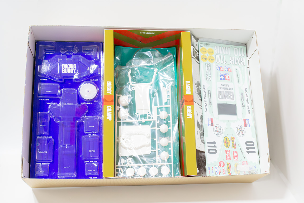 【中古販売】タミヤ　バギーチャンプ (組立途中)