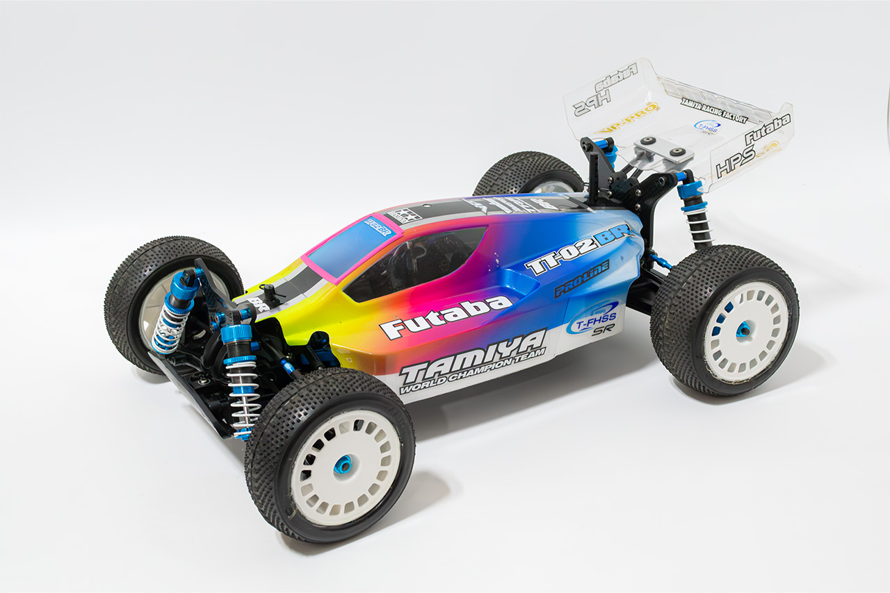 【中古販売】タミヤ　TT02BR サーボ・モーター・ESC付き