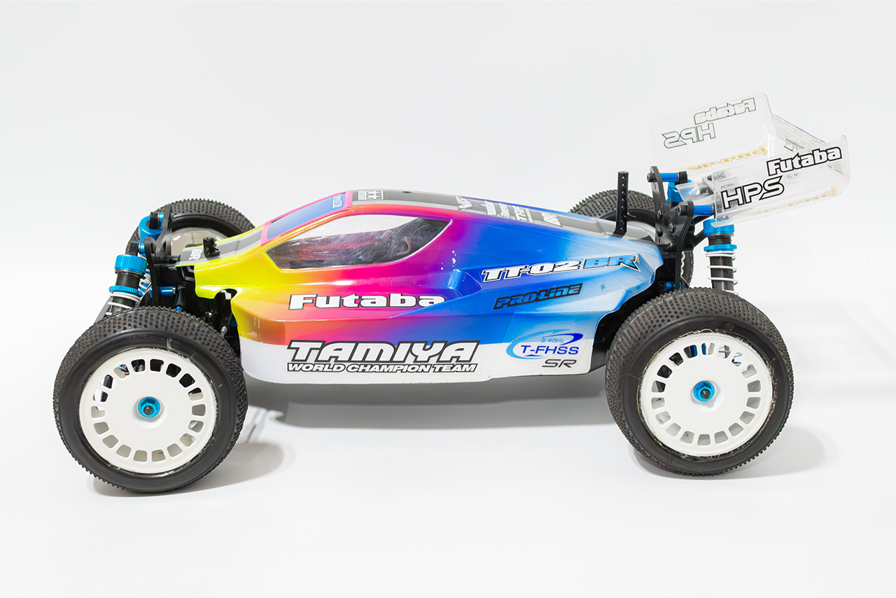 【中古販売】タミヤ　TT02BR サーボ・モーター・ESC付き