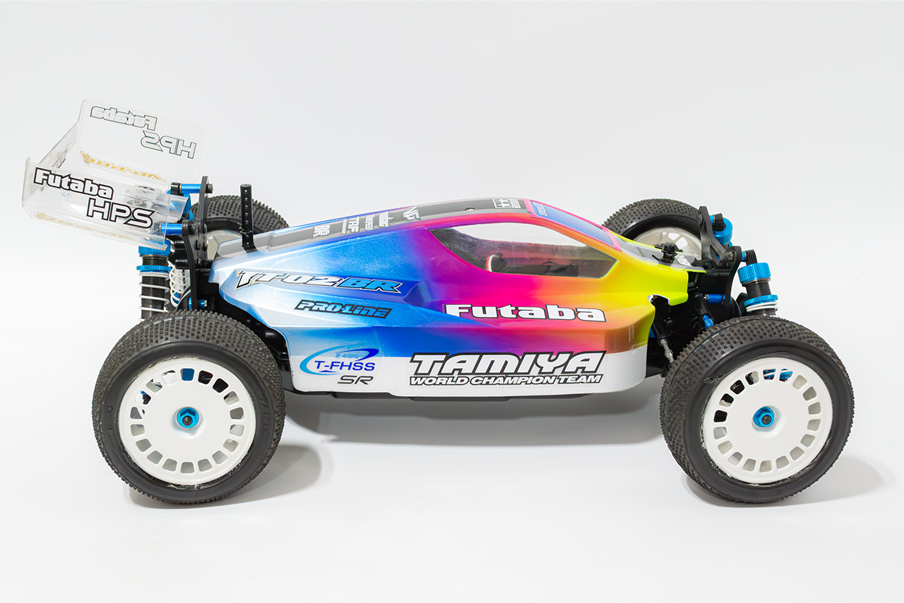 【中古販売】タミヤ　TT02BR サーボ・モーター・ESC付き
