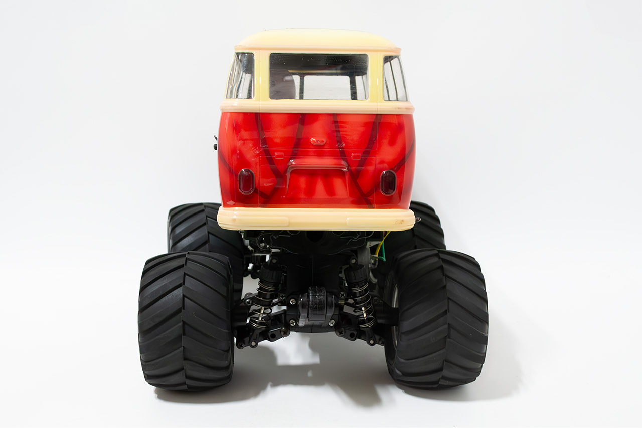【中古販売】　タミヤ　フォルクスワーゲン　タイプ２(T1)(WR-02)ウィリー　モーター・サーボ・フルベアリング 付き