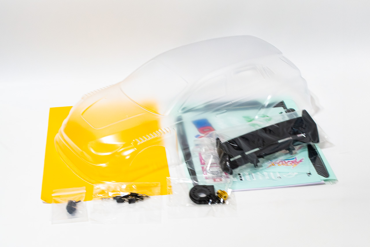 【中古販売】 オプションNo.1 　1/10 4DW ラリーカー AX01 (未走行)