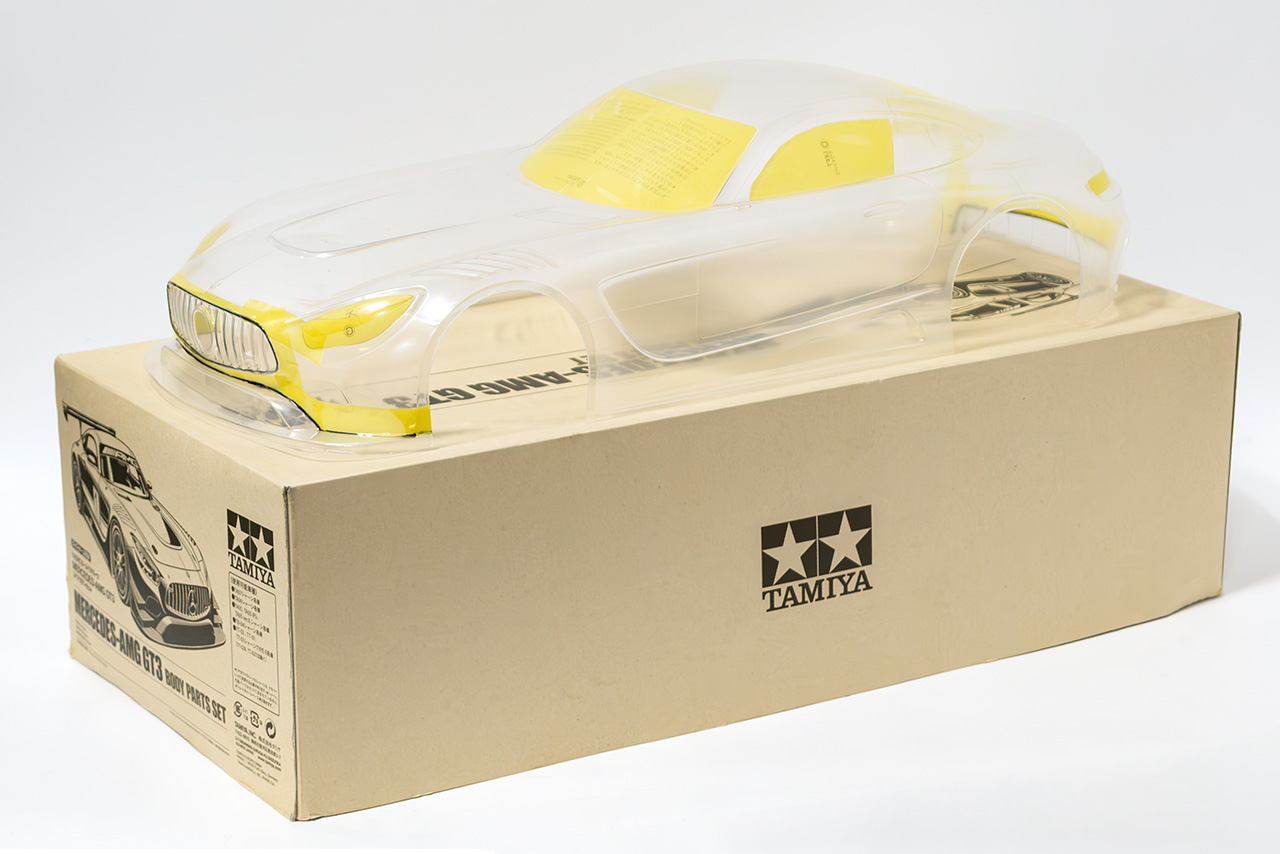 中古販売】 タミヤ SP.1590 1/10RC MERCEDES-AMG GT3スペアボディ