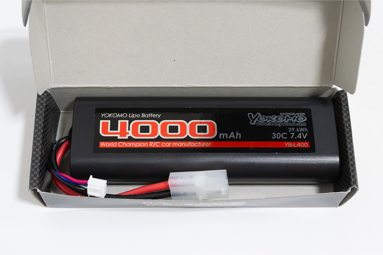 中古販売】 ヨコモ Lipoバッテリー 7.4V 4000 mAh(未使用) | 福山