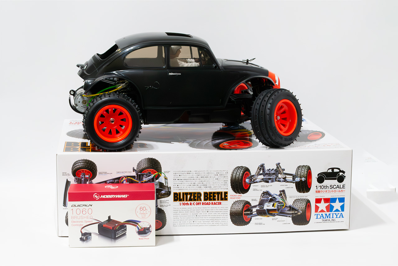 中古販売】タミヤ ブリッツァービートル ホビーウイング QUICRUN1060