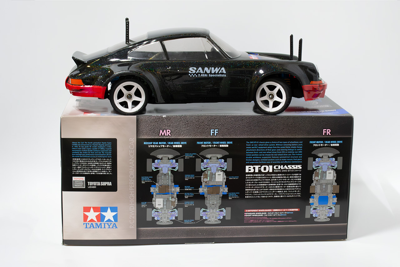 【中古販売】　タミヤ　BT-01 ポルシェ911カレラRSRボディ付
