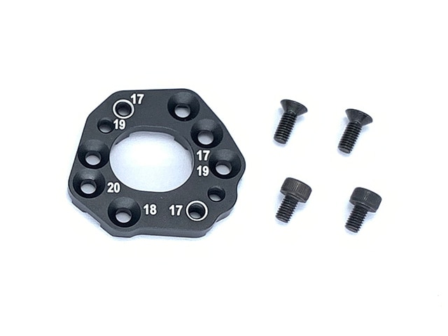 スクエア　ヒートシンク70-75モーターマウント(タミヤDT-04/HORNET EVO.用) Heat Sink 70-75 Motor Mount-SQUARE 製品カタログ -PRODUCTS-　SDT-20