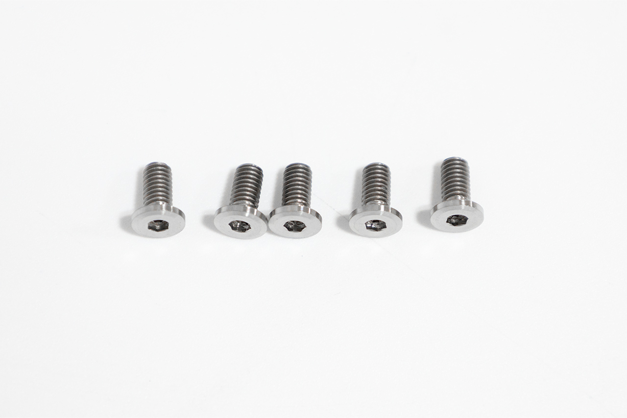 タミヤ　3x6mm 六角フラットビス(チタン)(2個)(42391)(TRF421X ) 19803568-000