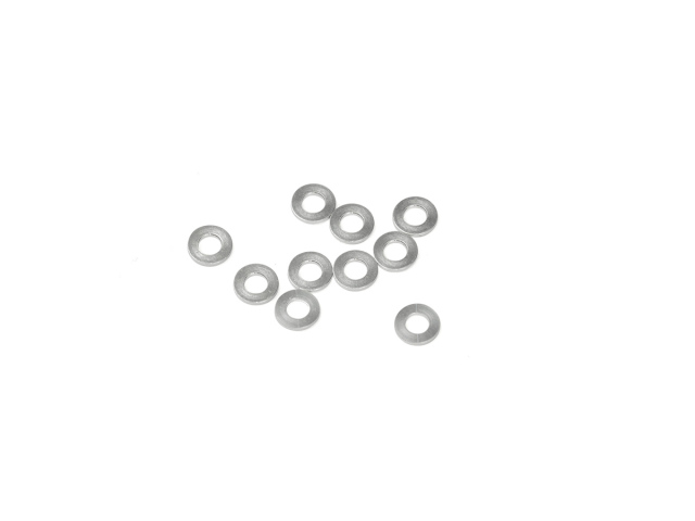 INFINITY　アルミスペーサー3x6x0.75mm（シルバー/10個）　A736075