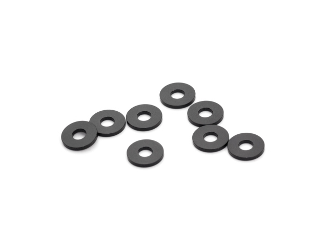 INFINITY　アルミスペーサー3x8x1.0mm（ブラック/8個）　A73810