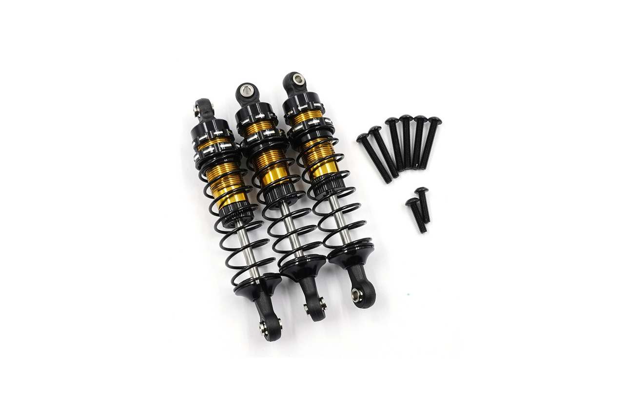 RICKSIDE DESIGN　アルミダンパーセット85mm(3本入)(ブーメラン/ホットショット/II用)　XS-TA29202BK