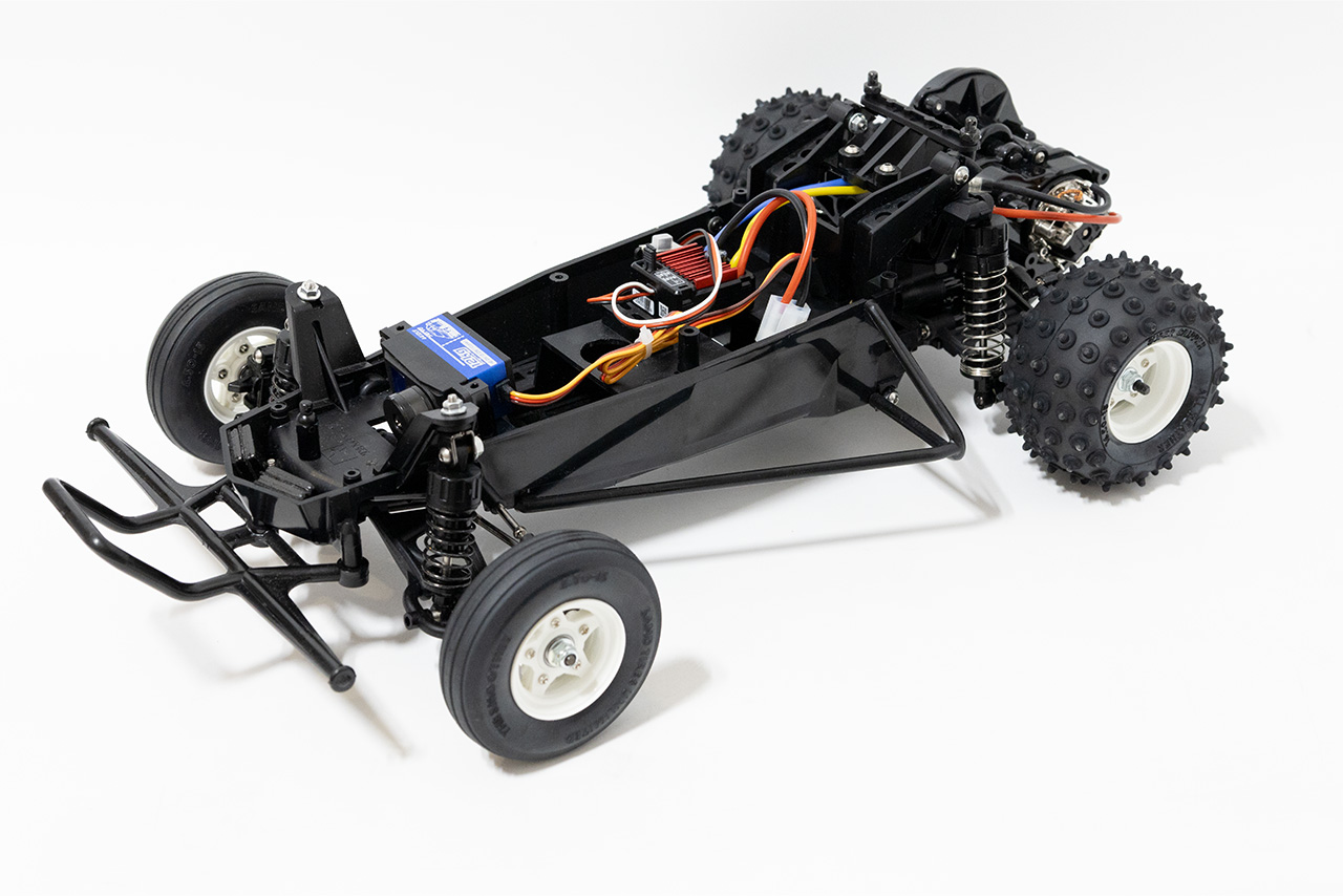 【中古販売】　タミヤ　ホーネットEVO.　モーター・ESC・サーボ　オプション付き(未走行)