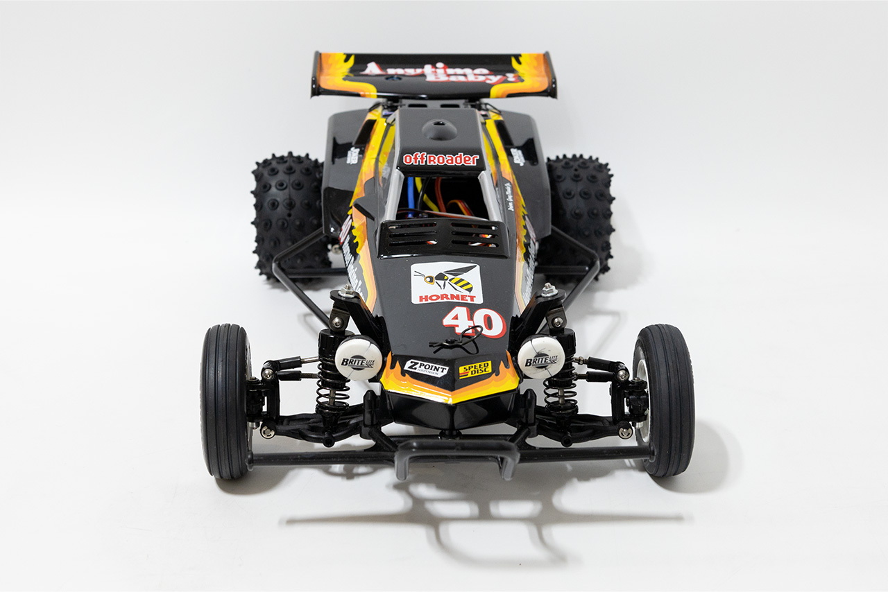 【中古販売】　タミヤ　ホーネットEVO.　モーター・ESC・サーボ　オプション付き(未走行)