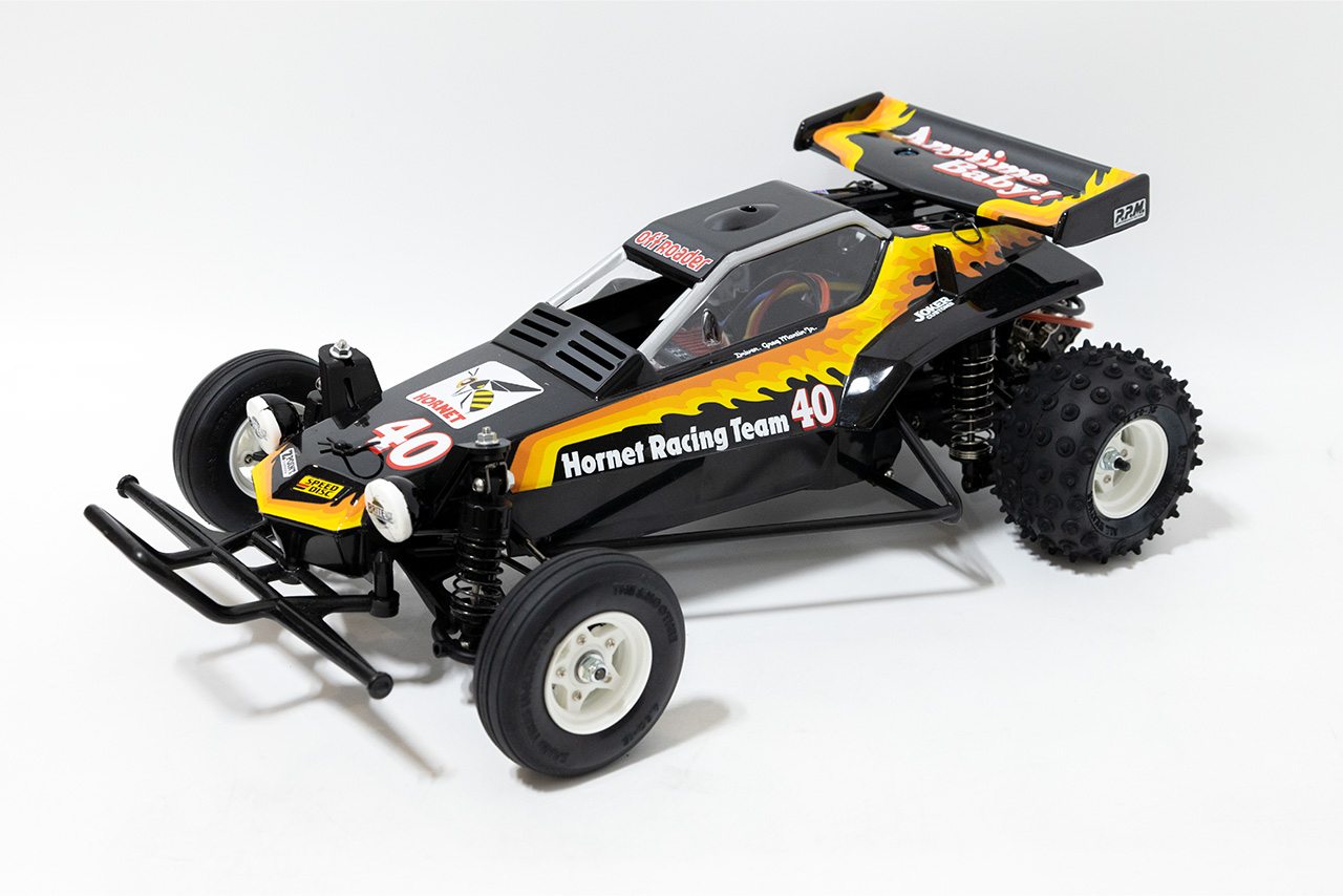 【中古販売】　タミヤ　ホーネットEVO.　モーター・ESC・サーボ　オプション付き(未走行)