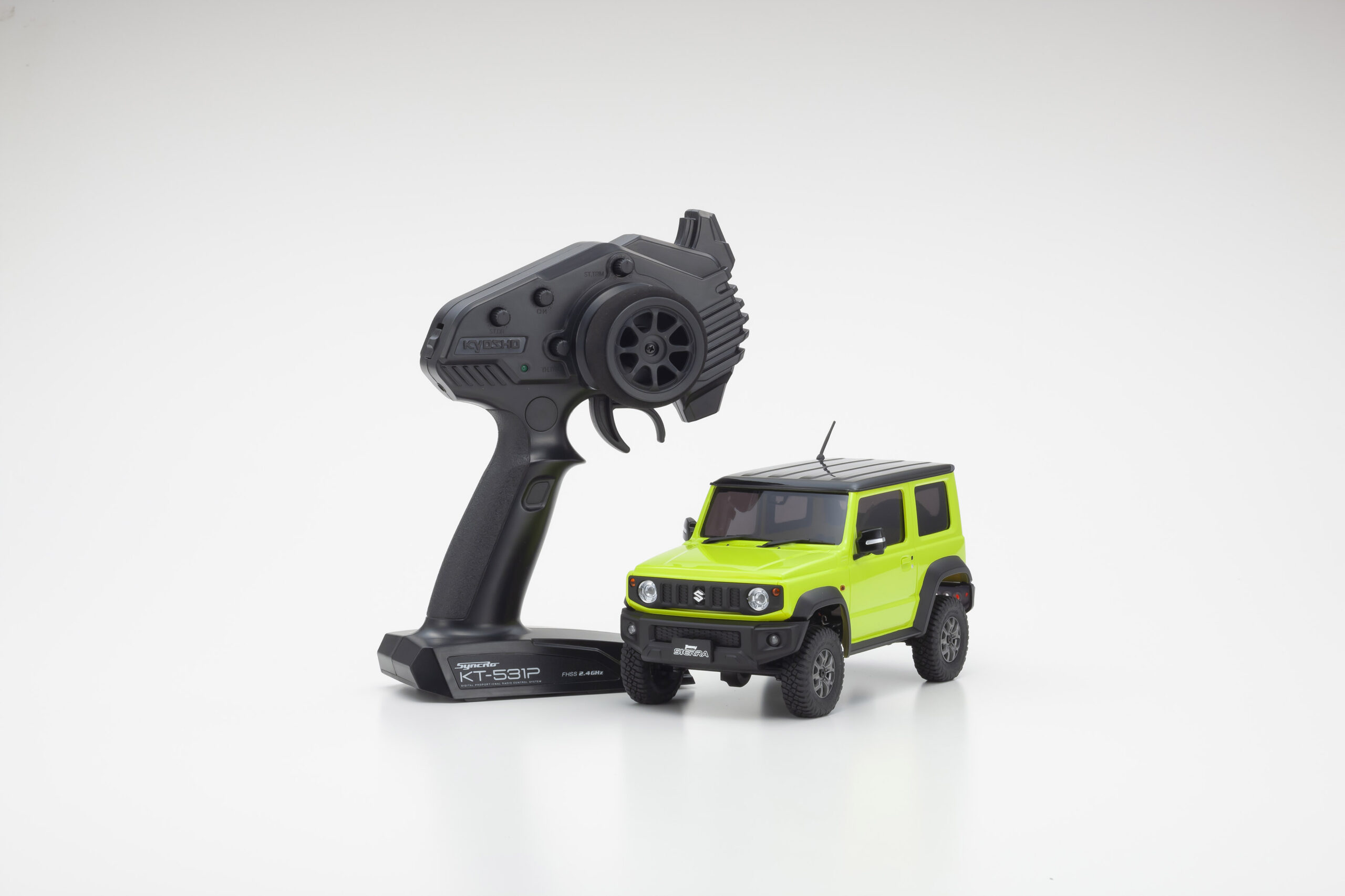 京商　ミニッツ4x4レディセット MX01 スズキ ジムニーシエラ キネティックイエロー 32541Y