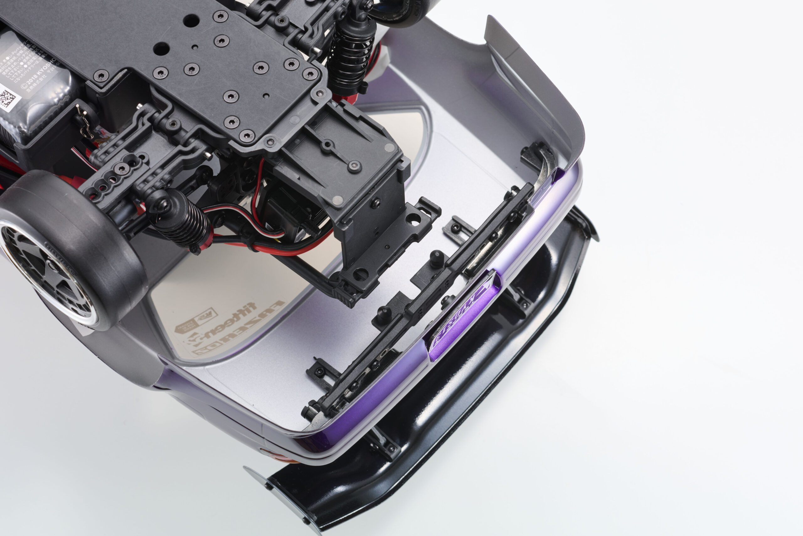京商 1/10 電動 2WD フェーザーD2 FAD2 シリーズ 日産 シルビア S13 チューンド パープル レディセット 34503T1