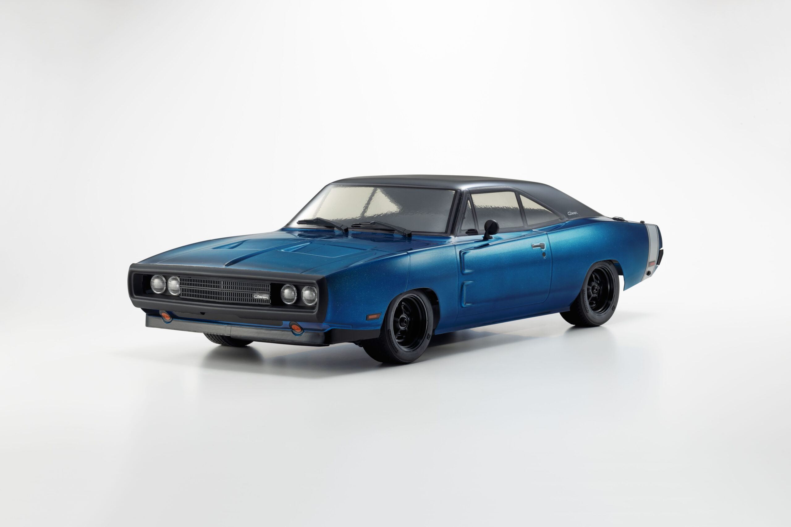 京商　1/10 EP 4WD フェーザーMk2 FZ02L レディセット 1970 ダッジ チャージャー チューンド・バージョン ブルー 34475T1