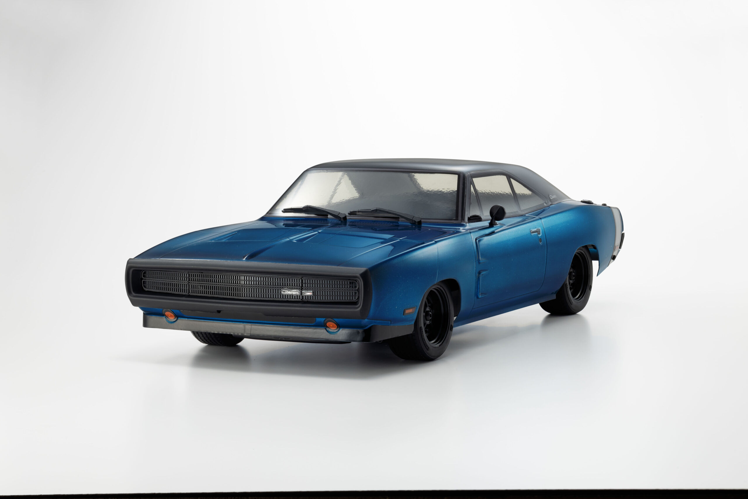 京商　1/10 EP 4WD フェーザーMk2 FZ02L レディセット 1970 ダッジ チャージャー チューンド・バージョン ブルー 34475T1