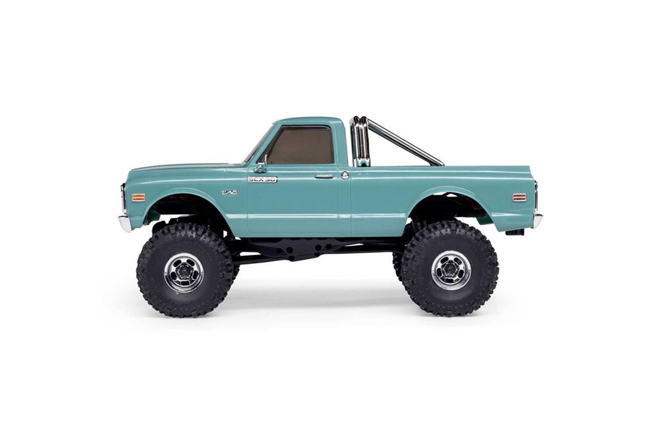 アキシャル　1/30 SCX30 Chevrolet K10 4X4 RTR Brushed Rock Crawler (Battery & Charger Included), Green　AXI-2260T1
