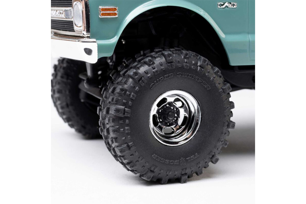 アキシャル　1/30 SCX30 Chevrolet K10 4X4 RTR Brushed Rock Crawler (Battery & Charger Included), Green　AXI-2260T1