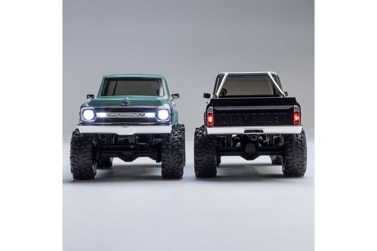 アキシャル　1/30 SCX30 Chevrolet K10 4X4 RTR Brushed Rock Crawler (Battery & Charger Included), Green　AXI-2260T1