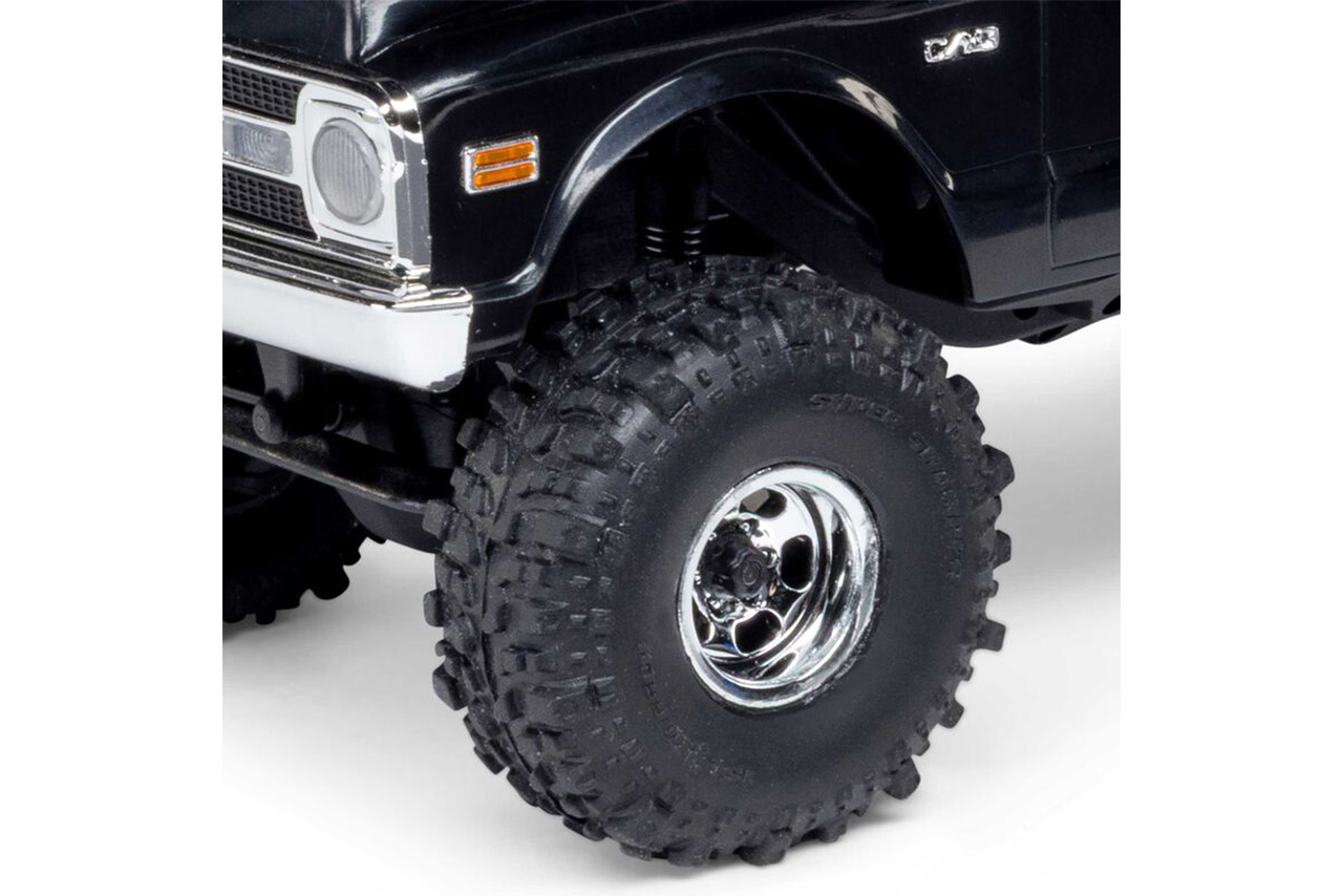アキシャル　1/30 SCX30 Chevrolet K10 4X4 RTR Brushed Rock Crawler (Battery & Charger Included), Black　AXI-2260T2