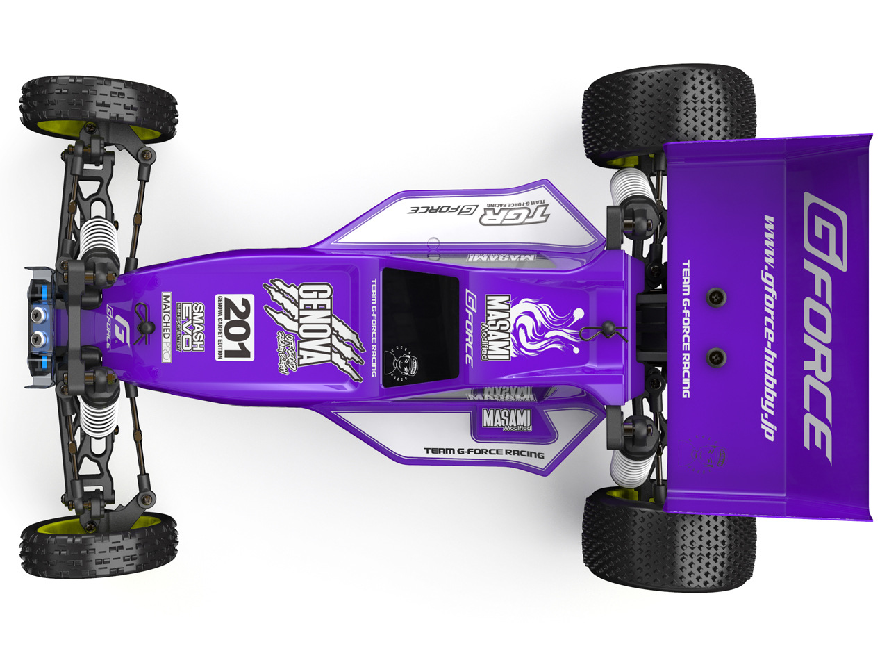 G-FORCE　GENOVA 2WD Buggy kit Carpet Edition　GK201